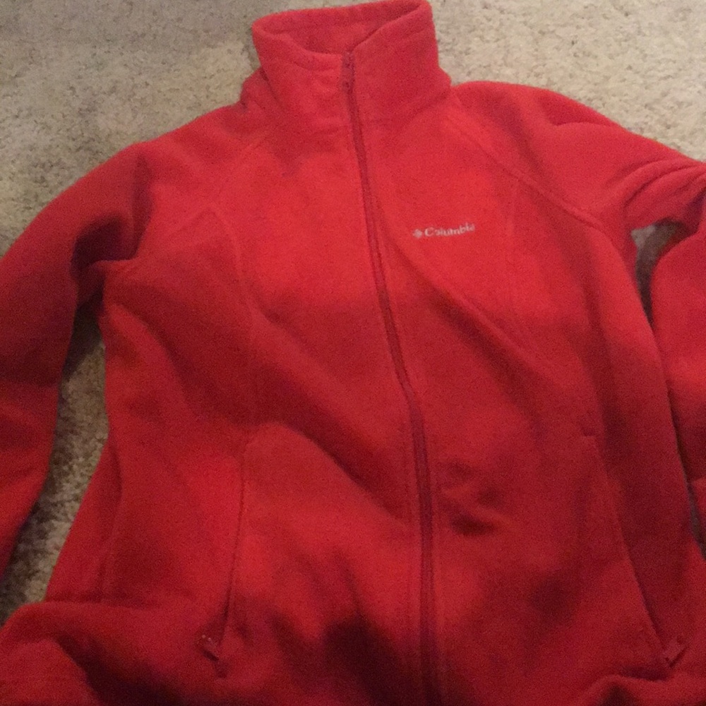Red Columbia jacket great condition